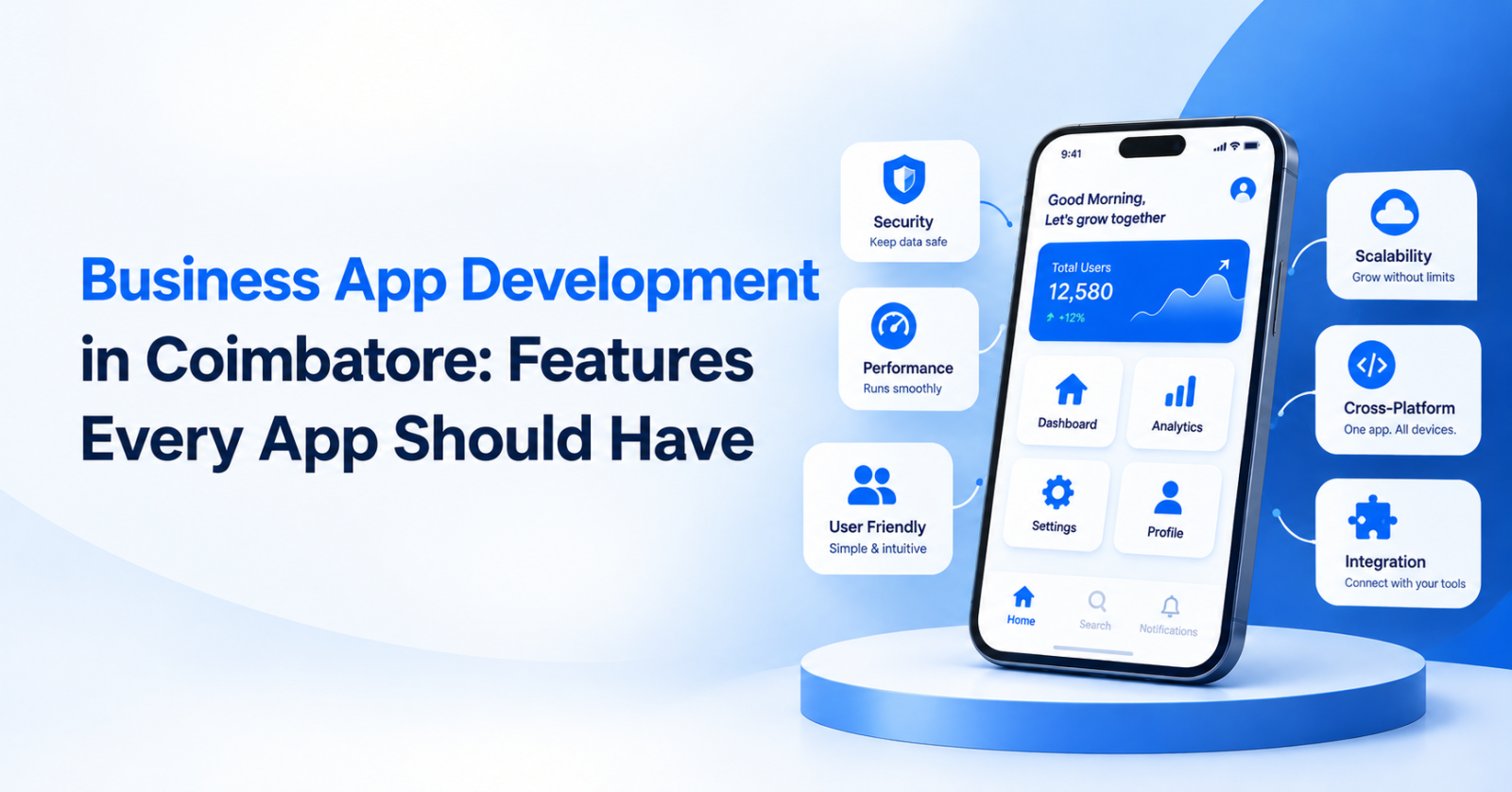 Business App Development in Coimbatore: Features Every App Should Have