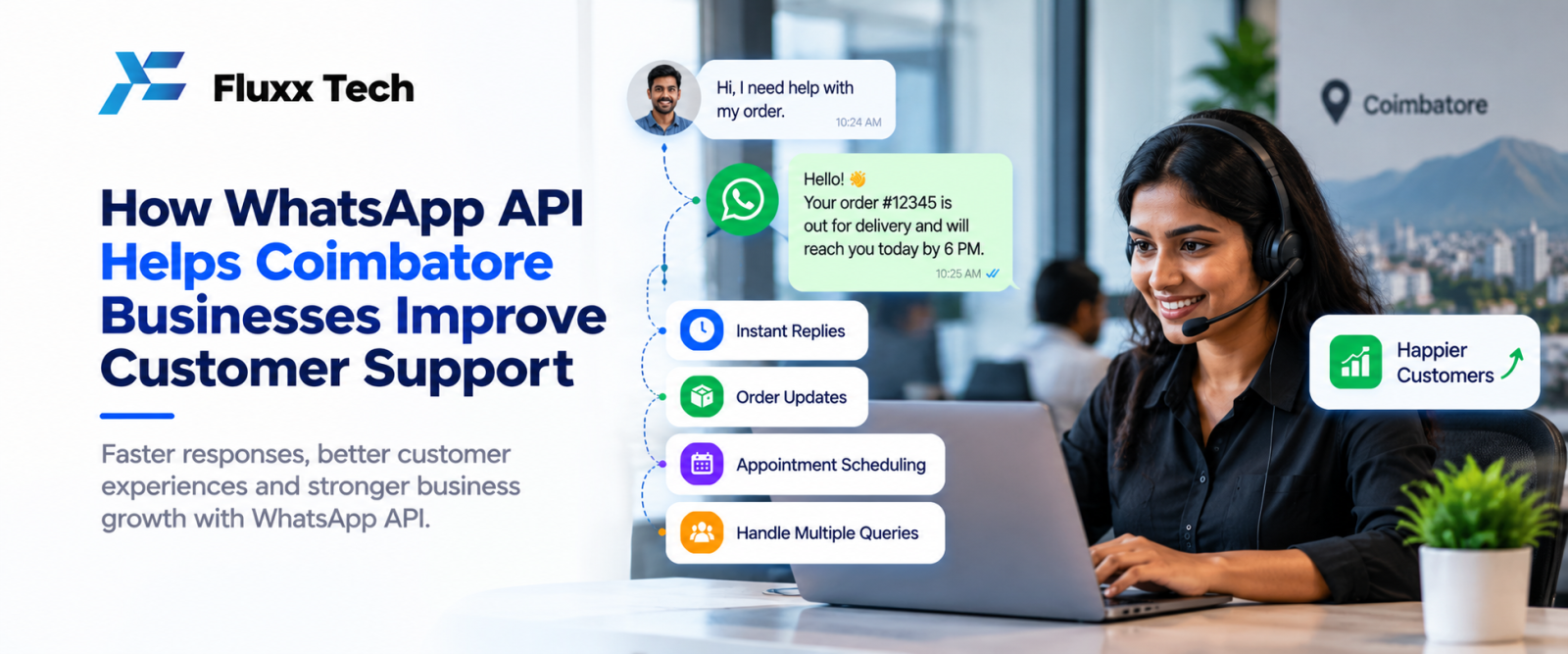 How WhatsApp API Helps Coimbatore Businesses Improve Customer Support