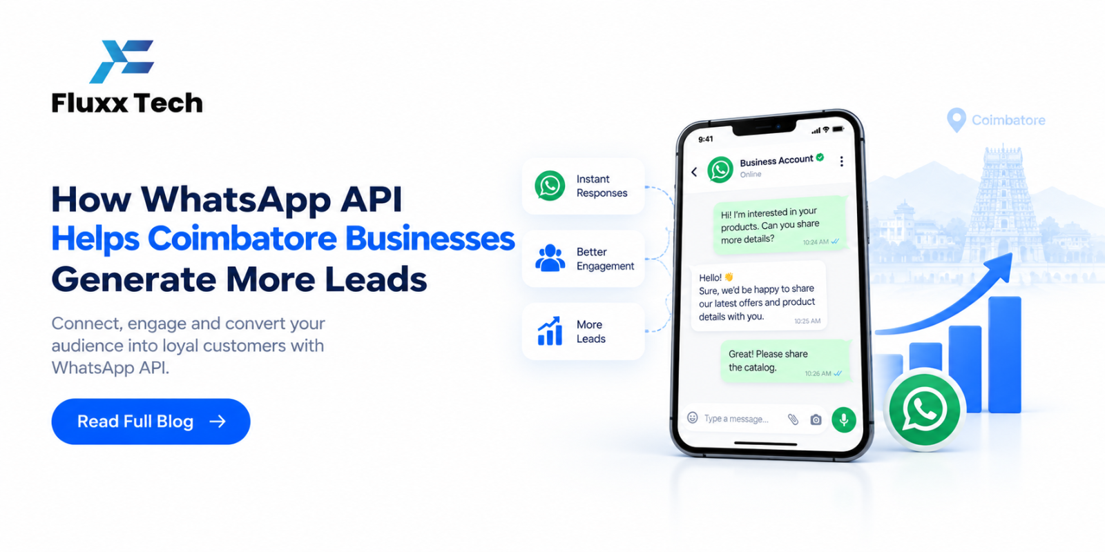 How WhatsApp API Helps Coimbatore Businesses Generate More Leads