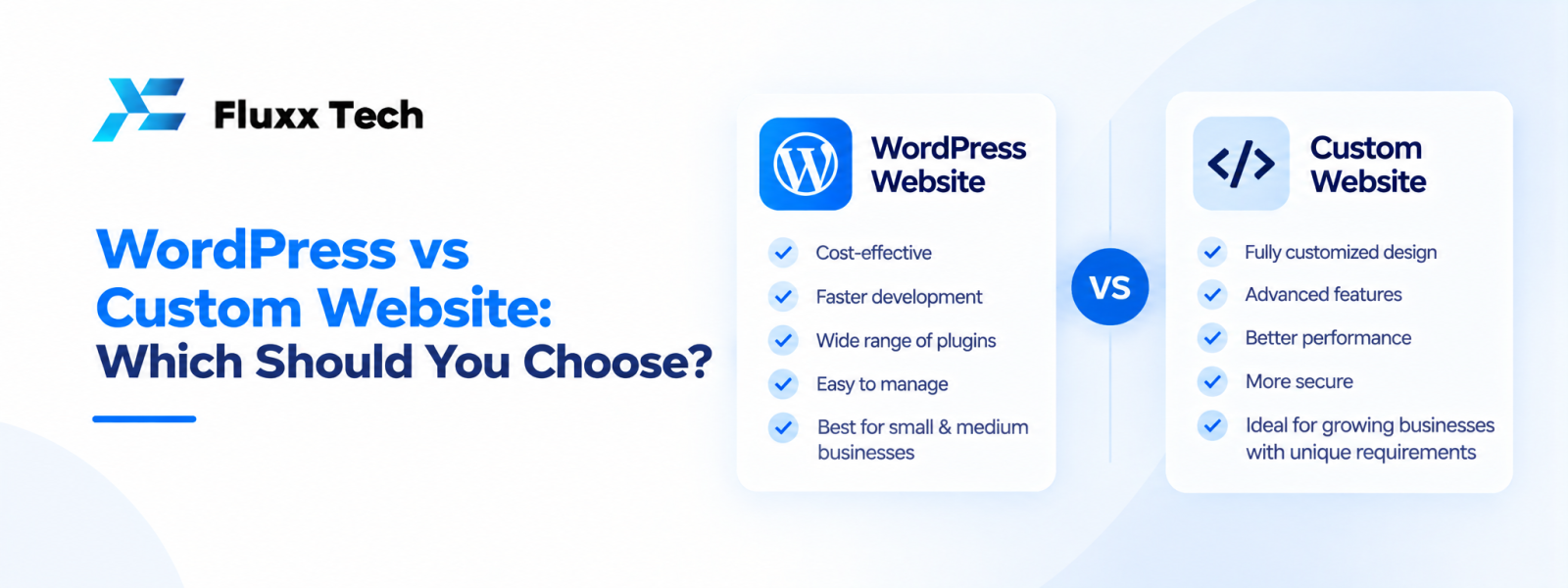 WordPress vs Custom Website: Which Should You Choose?