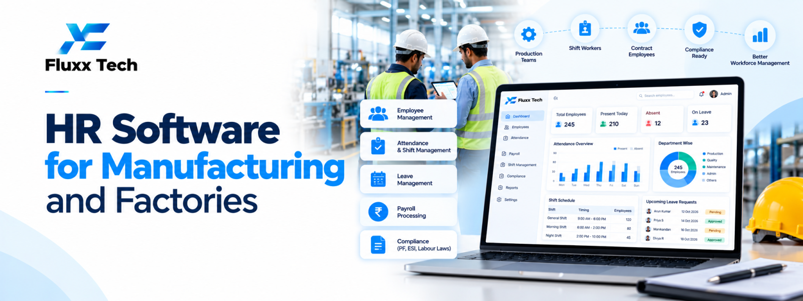 HR Software for Manufacturing and Factories
