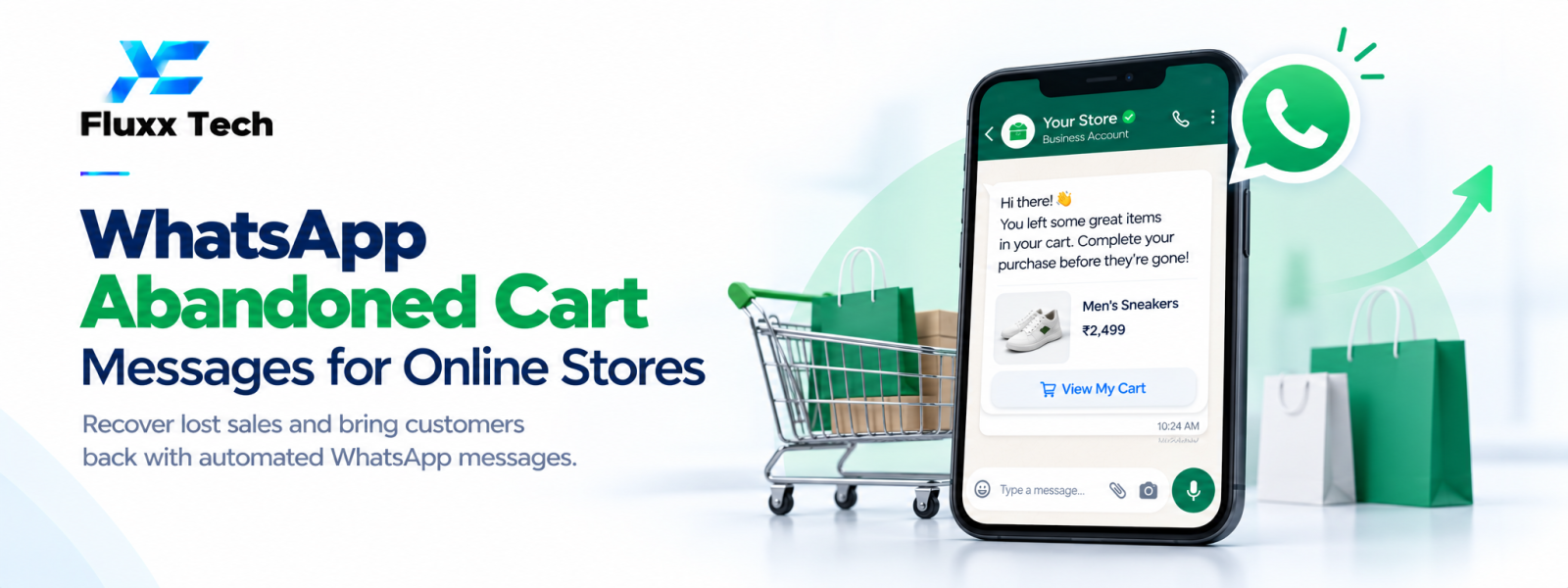 WhatsApp Abandoned Cart Messages for Online Stores