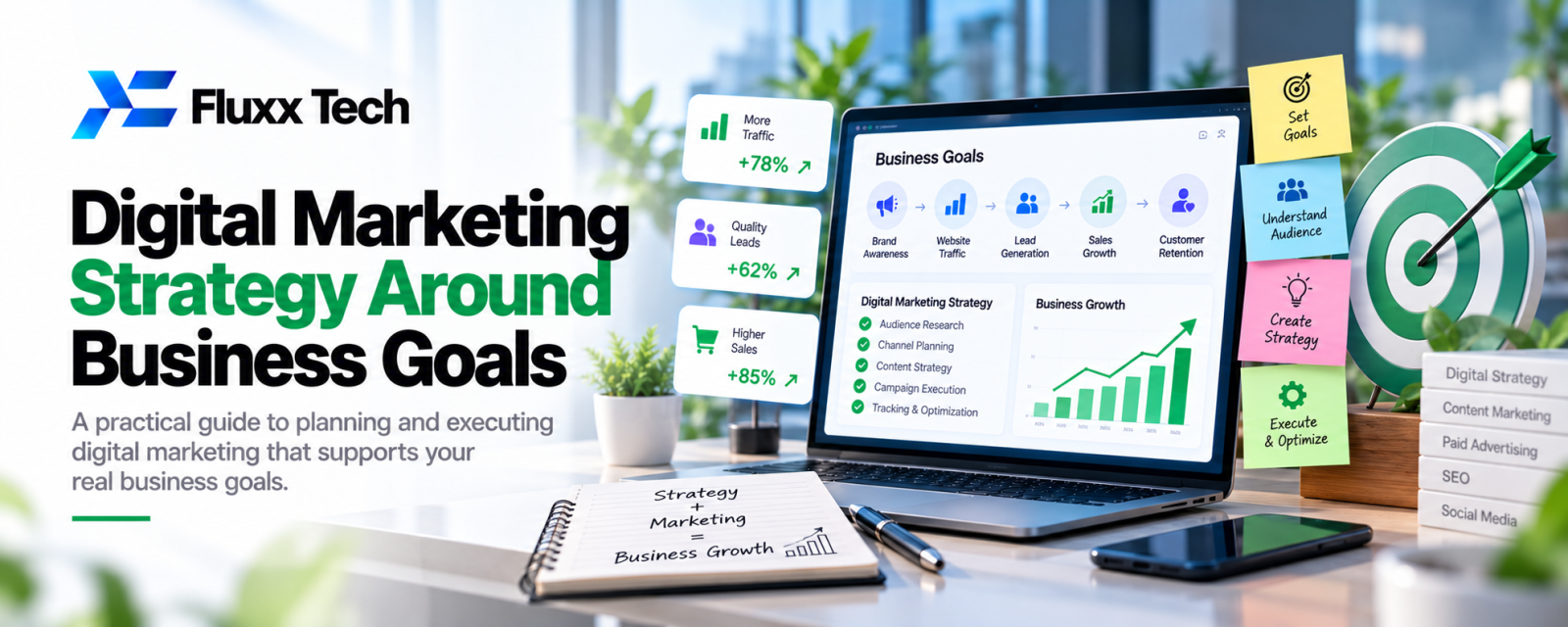 Digital Marketing Strategy Around Business Goals