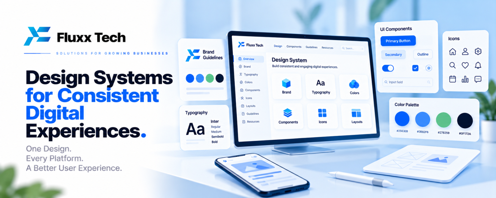 Design Systems for Consistent Digital Experiences